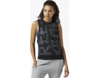 Reebok T-shirt de Alças French Terry Muscle W