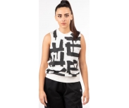 Reebok T-shirt de Alças French Terry Muscle W