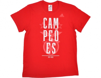 adidas T-shirt Oficial S.L. Benfica Champions 2014/2015
